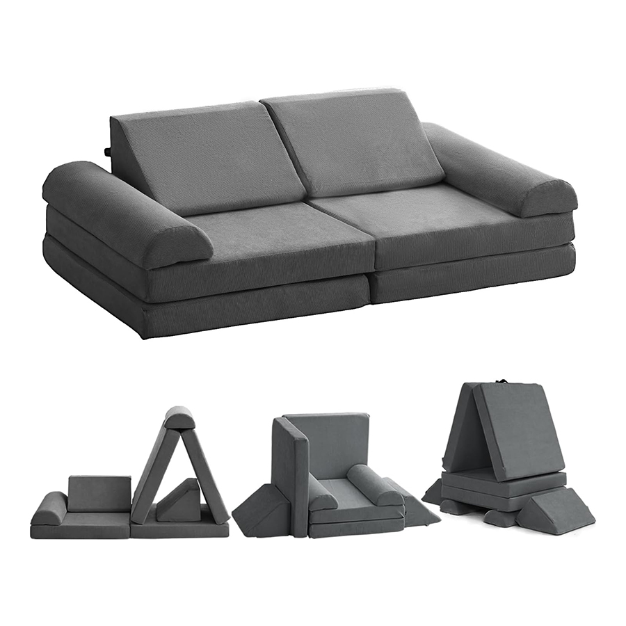 Toddler Play Room Couch Sofa and Fort Building Kit
