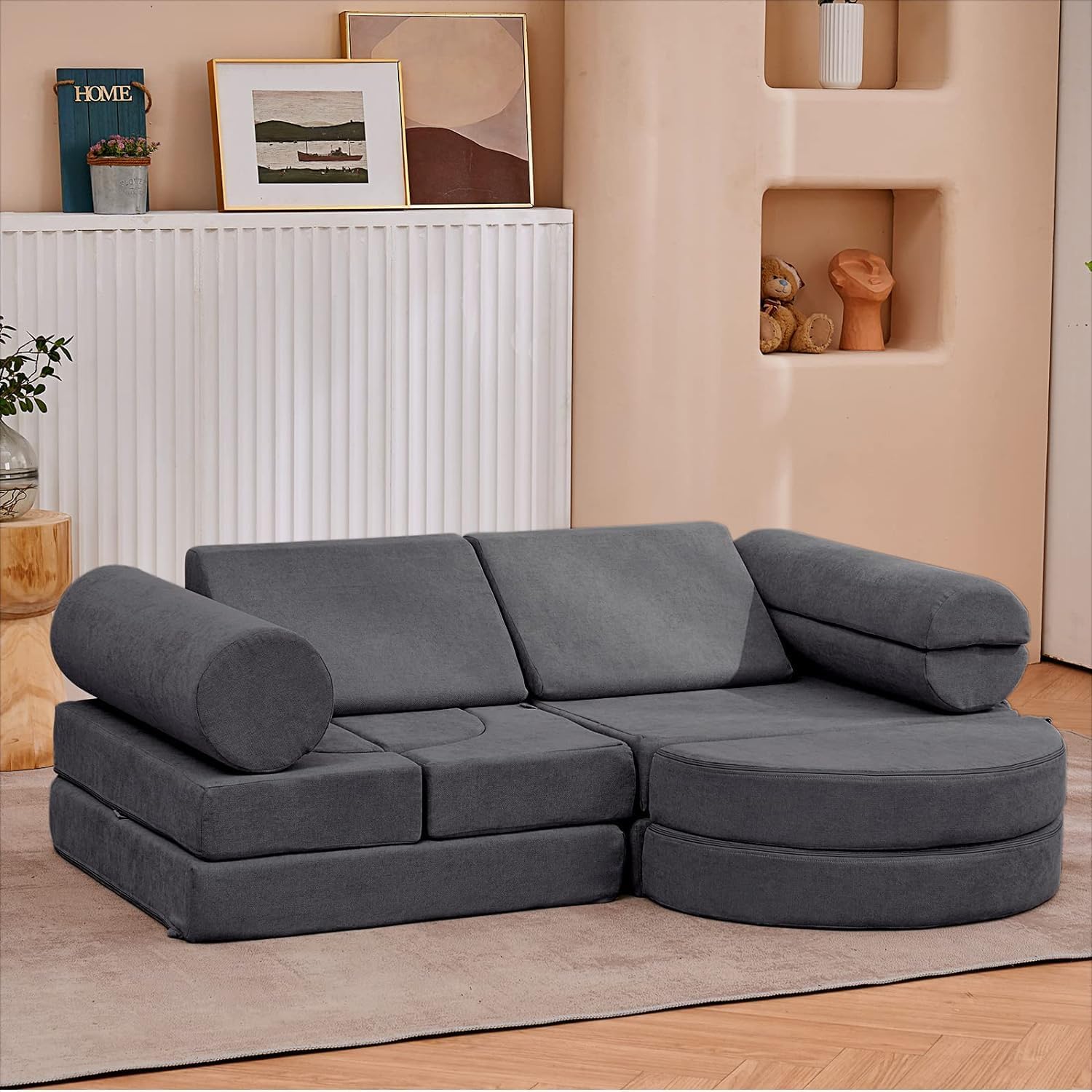 14Pcs Kids Sofa - Modular Foam Play Couch