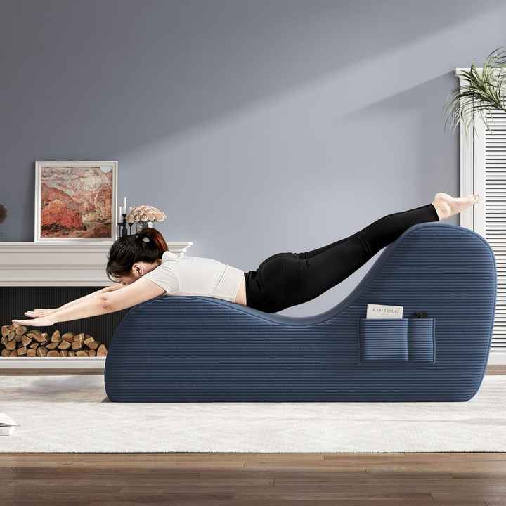 Multifunctional High Density Foam Yoga Lounge Chair