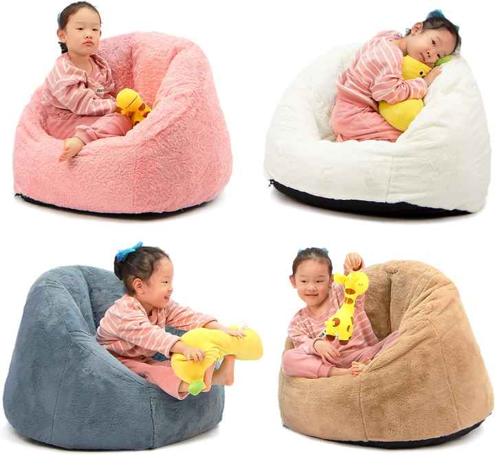 Kindergarten Kids Bean Bag Chair - Children Mini Foam Sofa