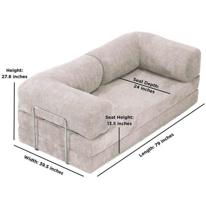 Living Room Vacuum Packed Foam Compressible Sofa