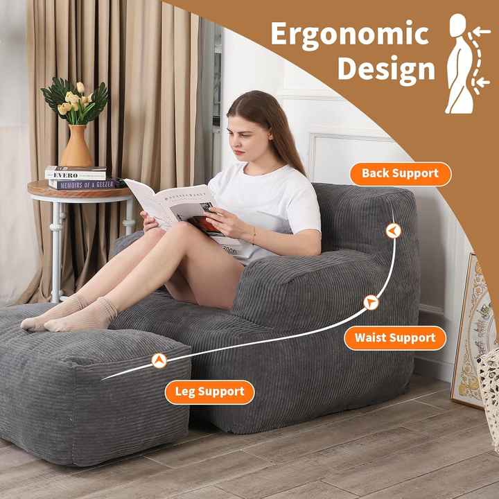 Custom Bean Bag Couch Chair For Gaming Reading