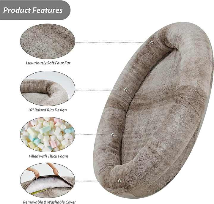 Large Orthopaedic Human Pet Bed For Dogs and Cats