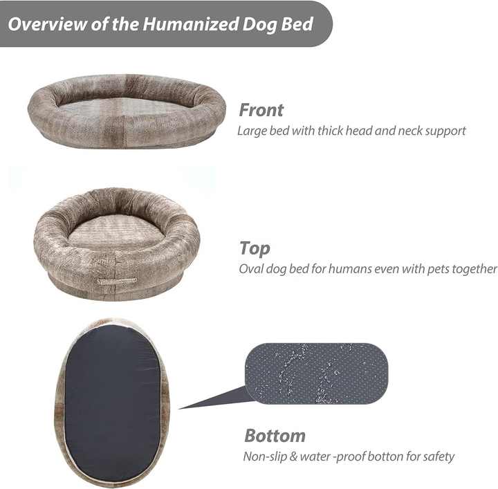 Large Orthopaedic Human Pet Bed For Dogs and Cats