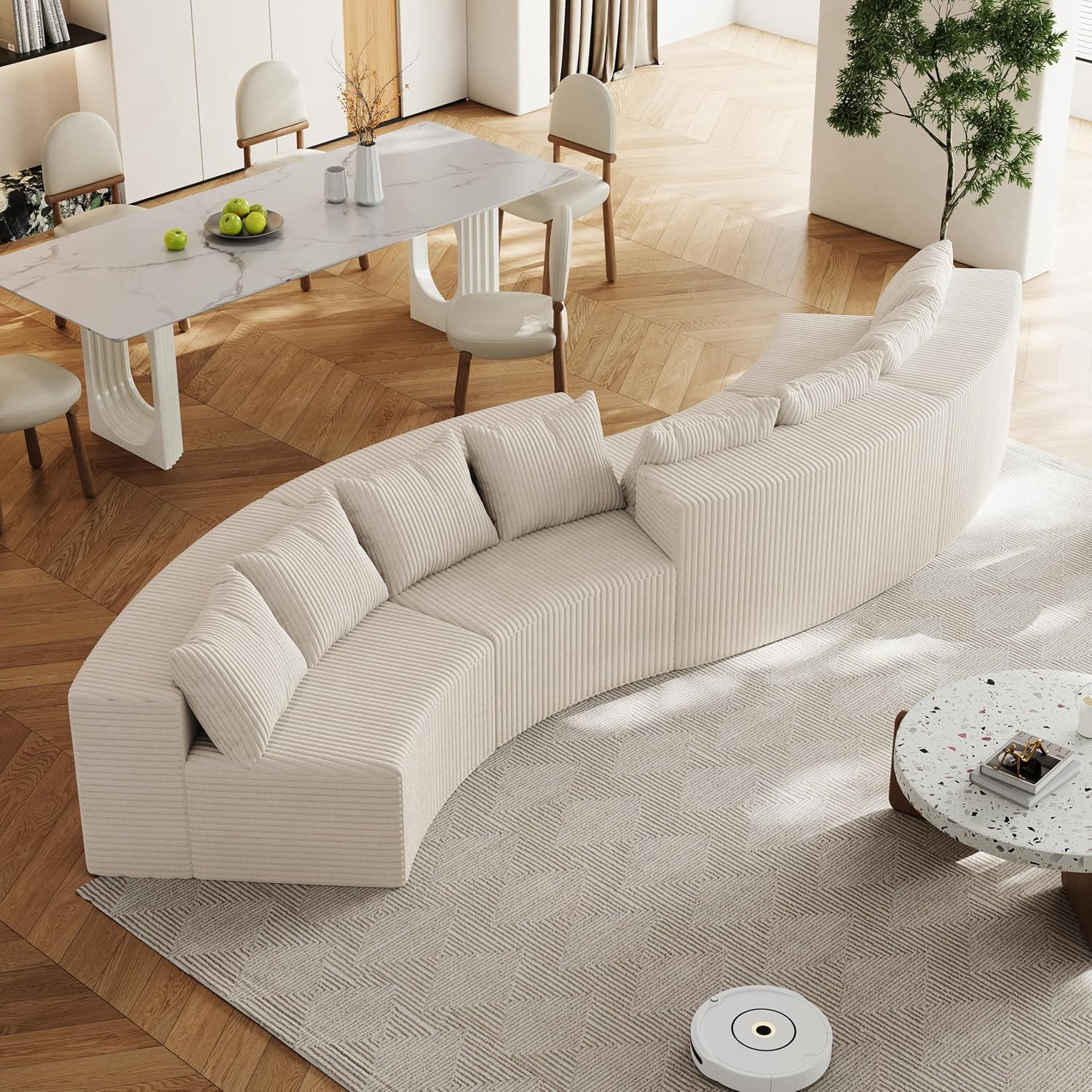 Living Room Modular Sectional Compressed Sofa