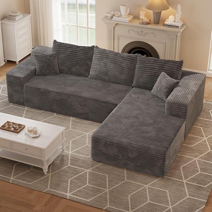 106" L-Shape Modular Combination Sofa Set