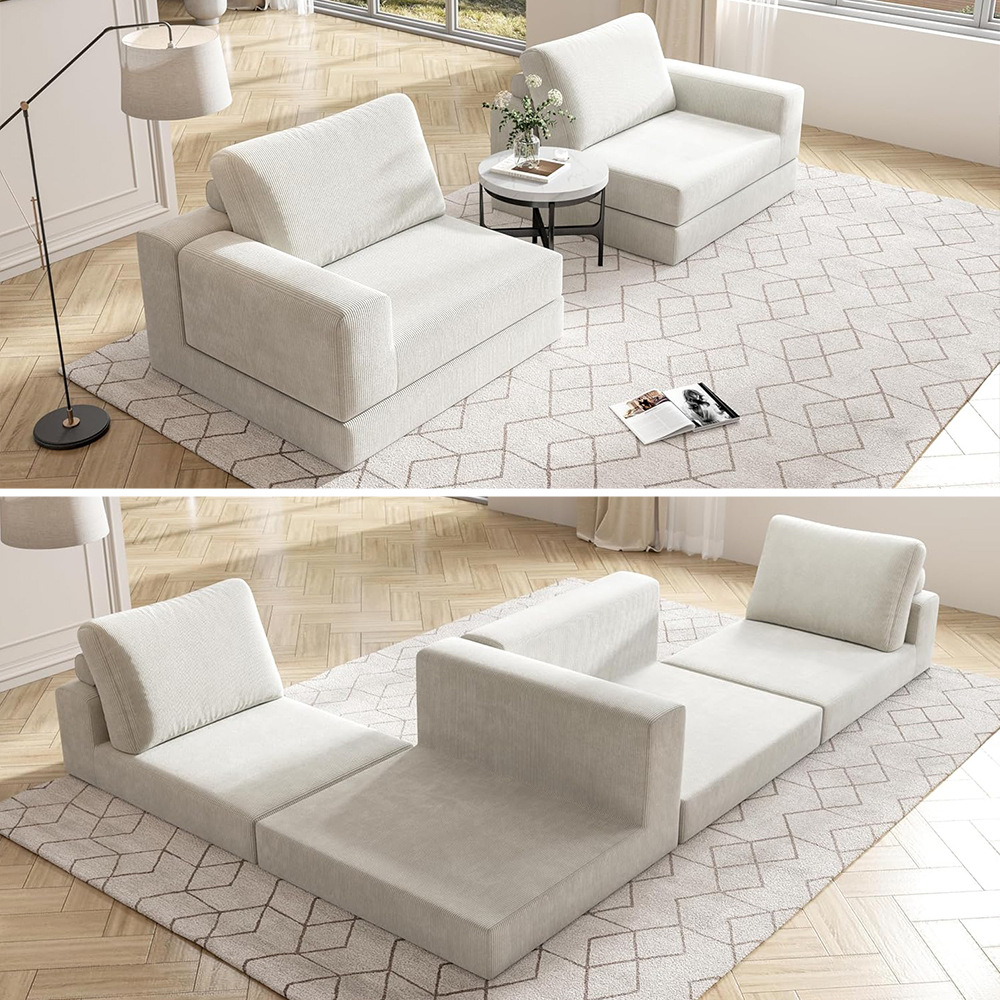 DIY Combination Cloud Modular Sectional Sofa