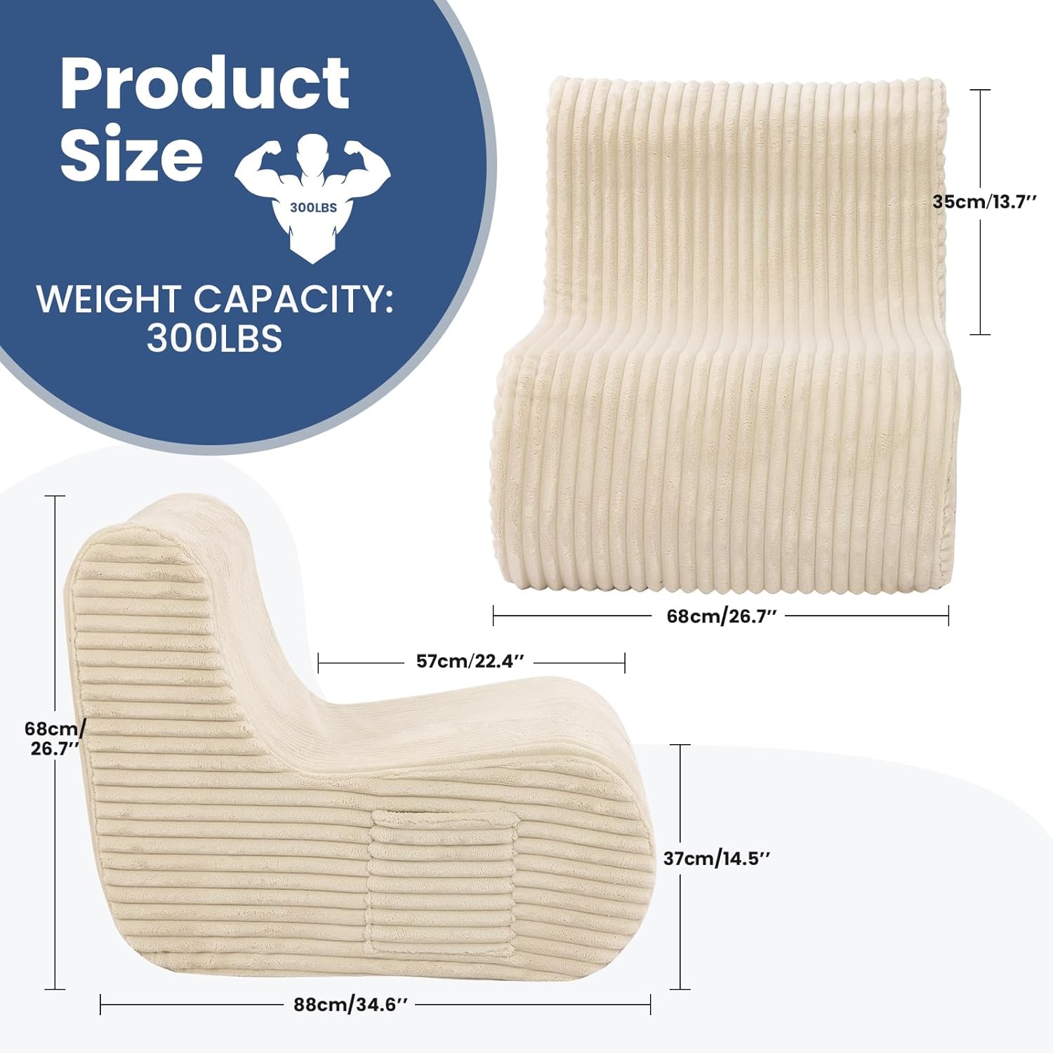 Compression Leisure Bean Bag Sofa