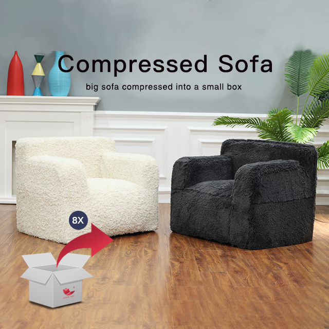 Compressed Foam Sofa Bean Bag Sofa High Density Block Foam Filler