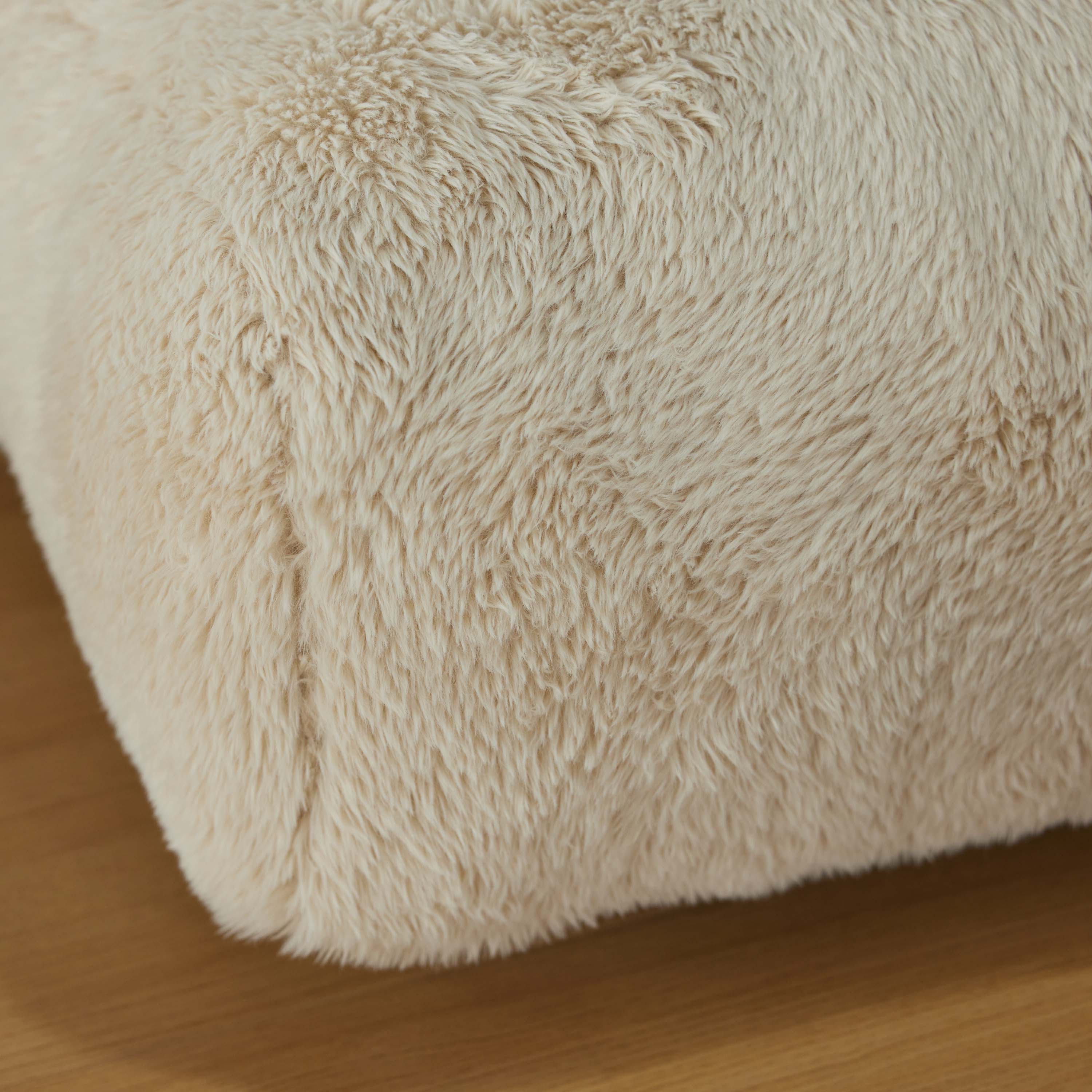 Compressed Foam Bean Bag Chairs Home Furniture Lounger Sofa Bed with Footrest