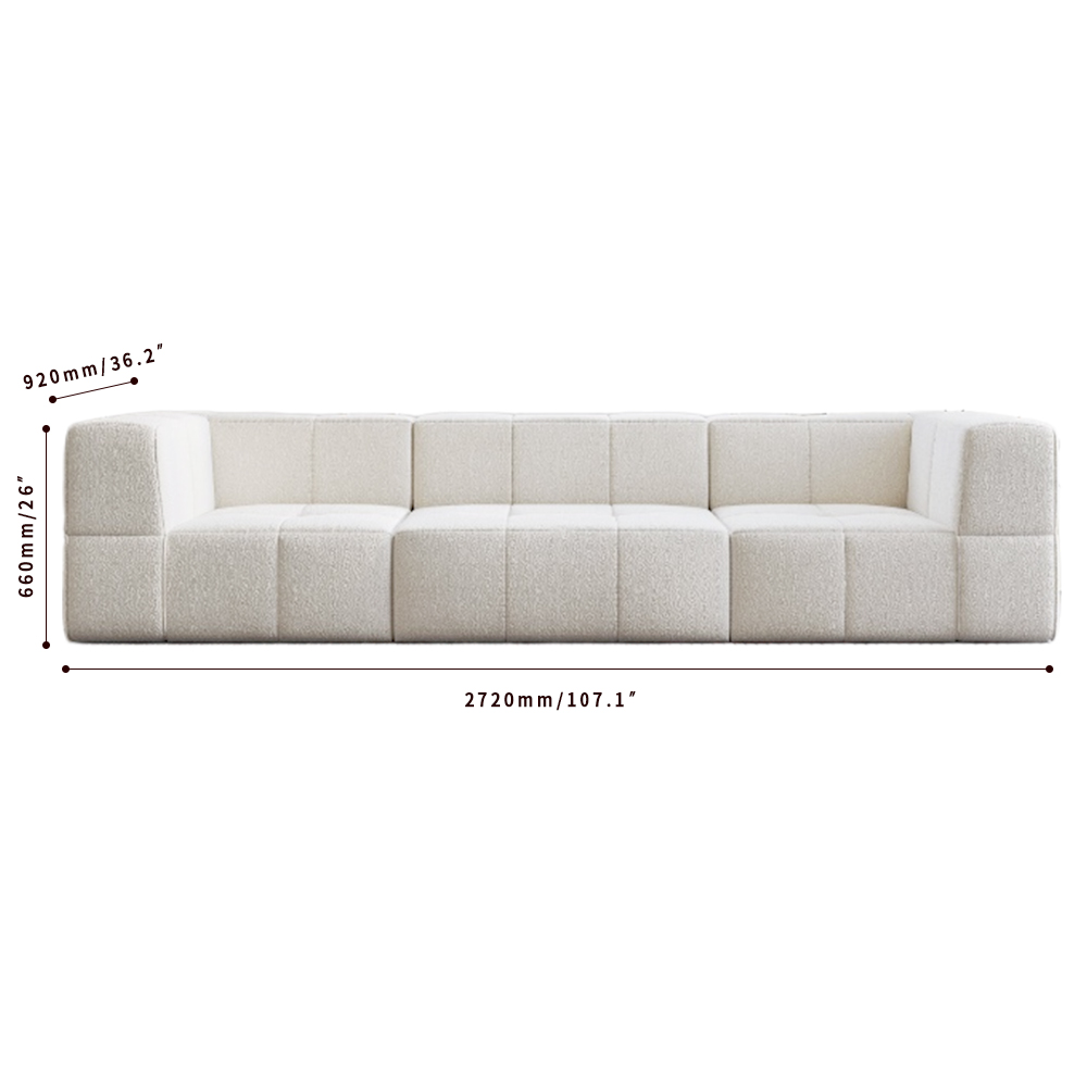 Living Room Boneless Comfy Compressible Sofa in a Box