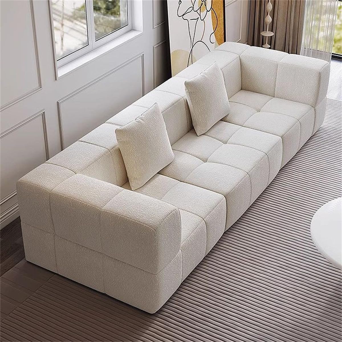 Living Room Boneless Comfy Compressible Sofa in a Box