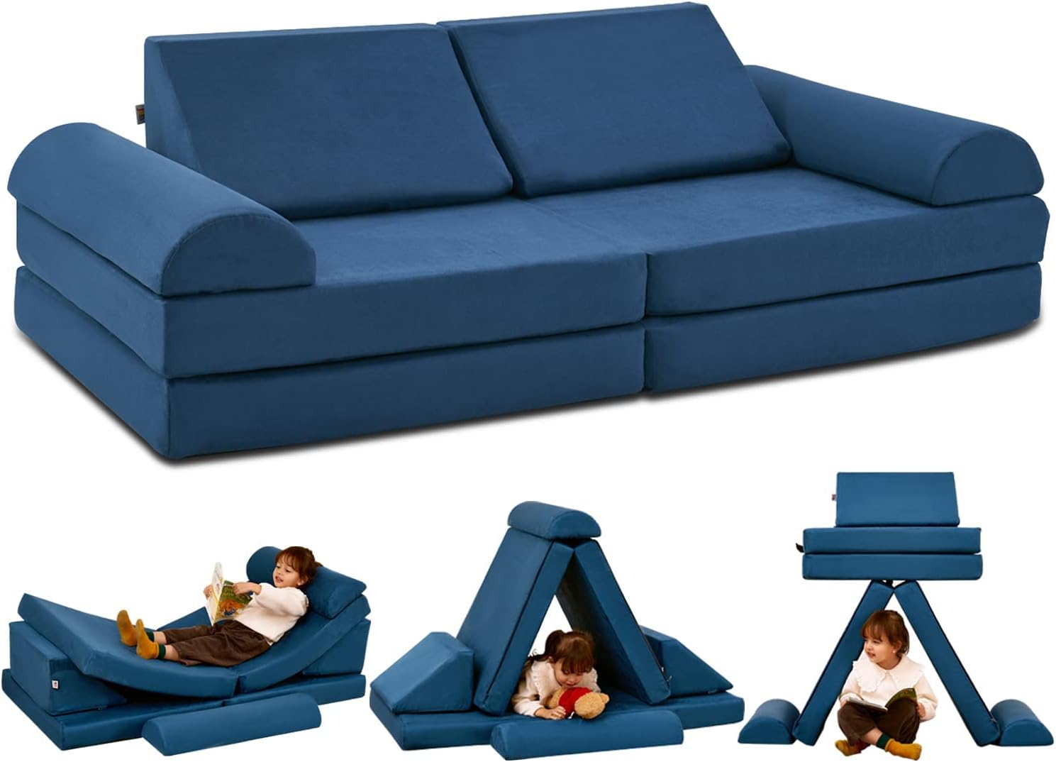 Toddler Play Room Couch Sofa and Fort Building Kit
