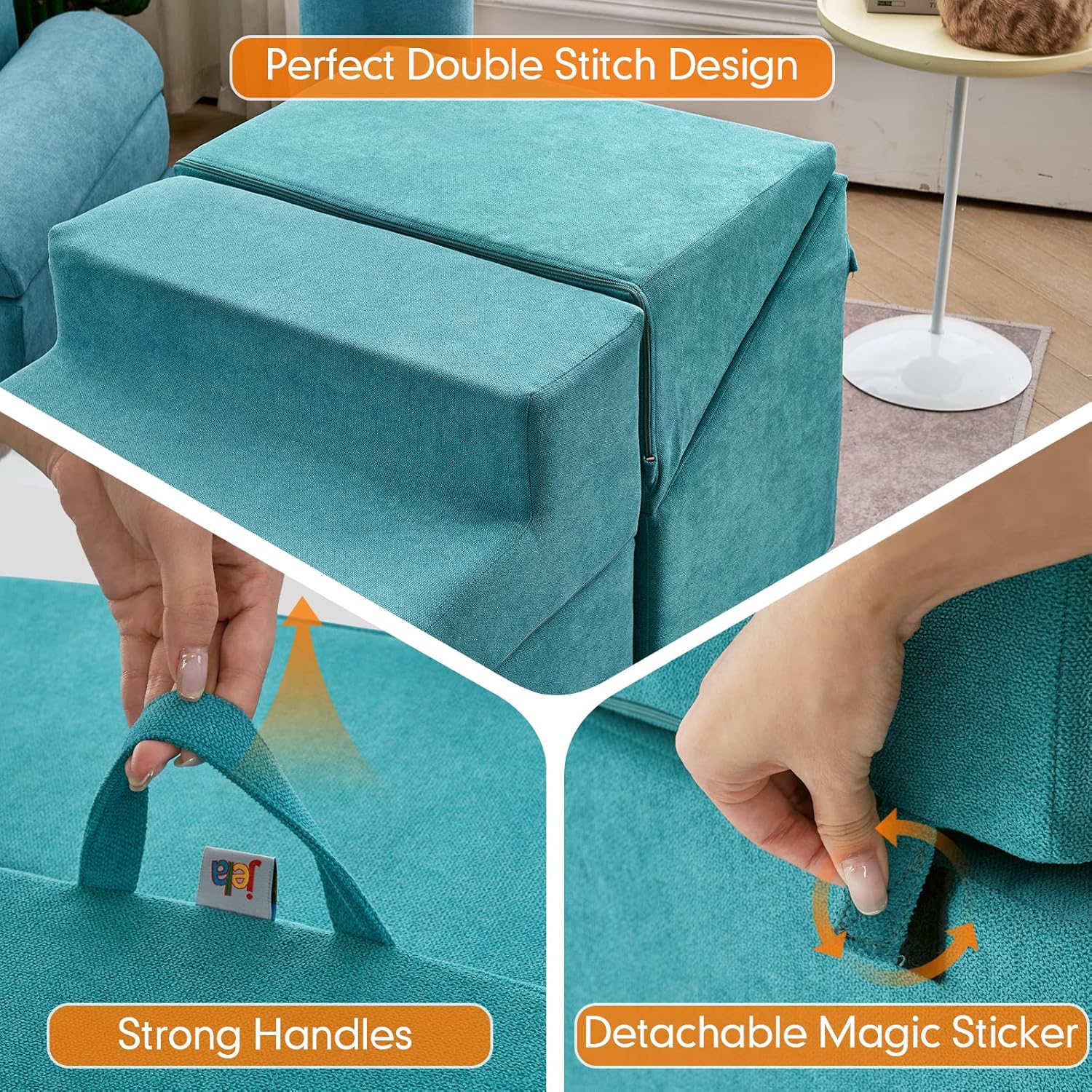 Safe Soft Foam Climbing Blocks with Slide Stairs