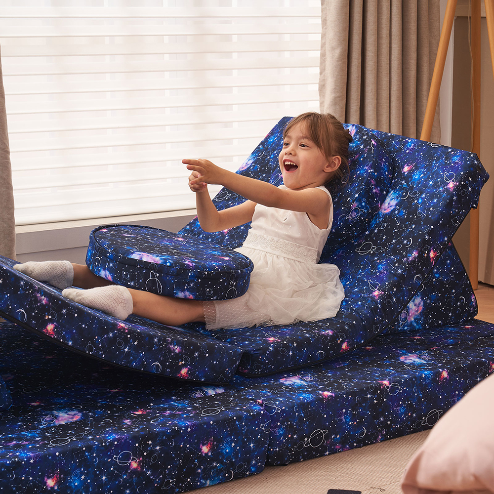 Colorful Kids Combo Sofa - Climb and Crawl Activity Playset