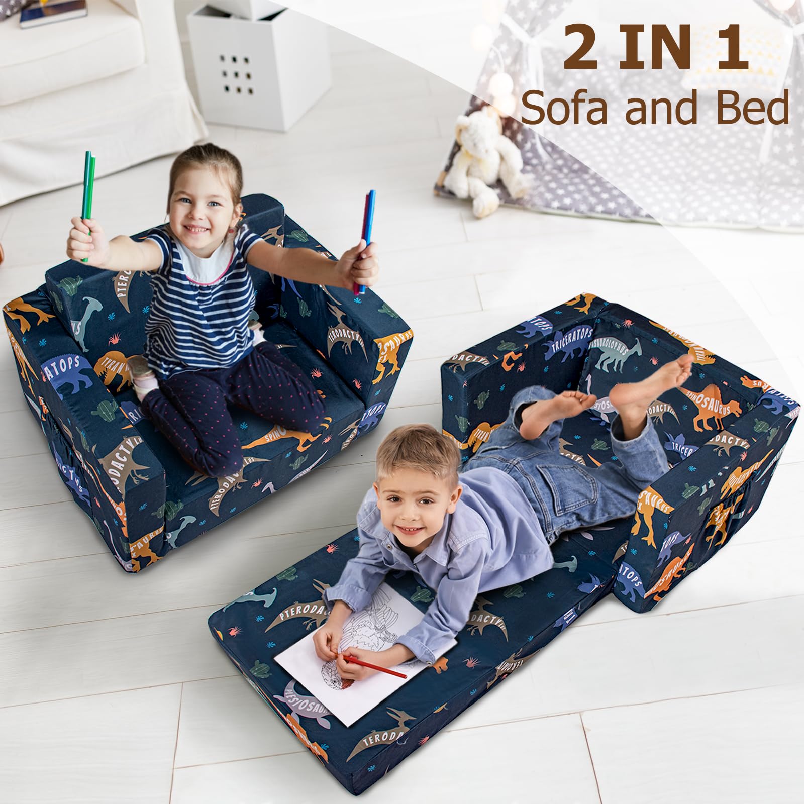 Custom Foldable Couch Compression Kids Sofa