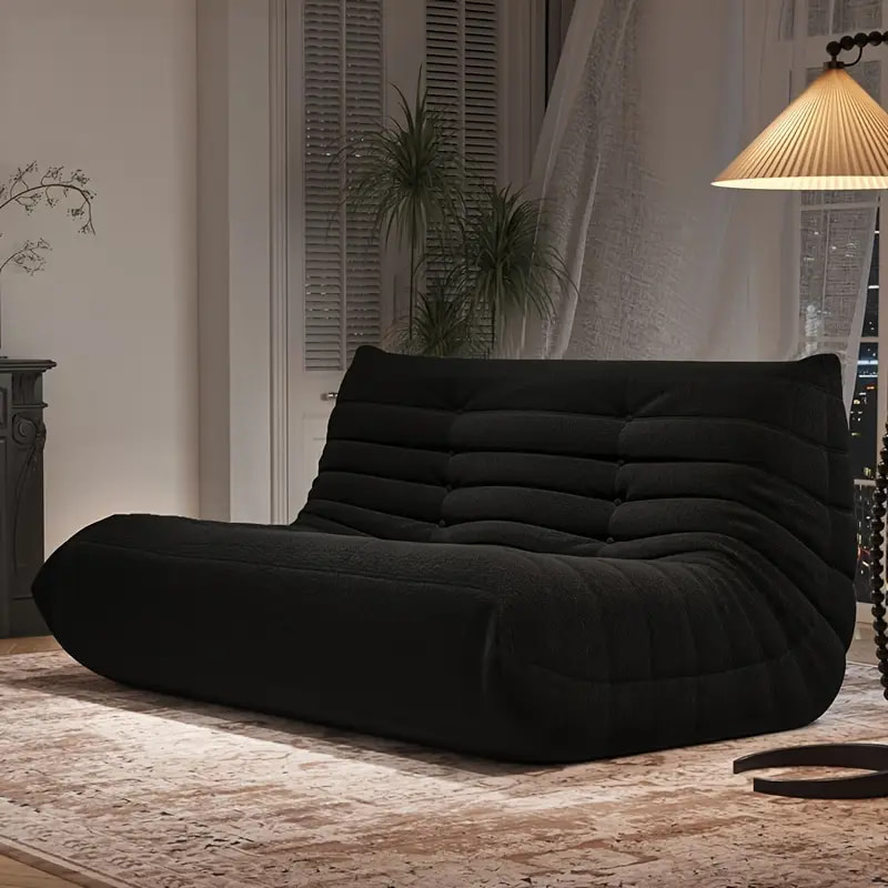 Caterpillar Curves Loveseat Compression Sofa