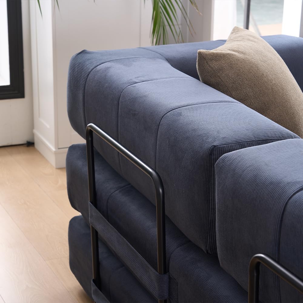 Luxury Convertible Compression Sleeper Sofa Bed
