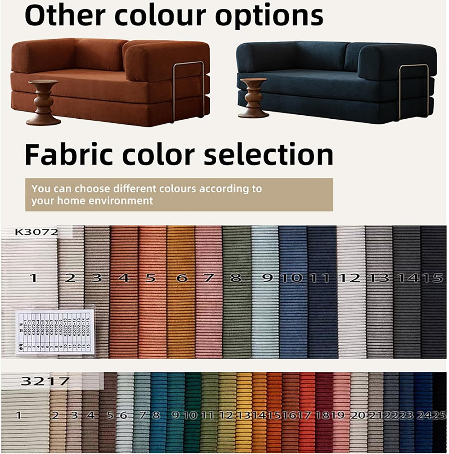 Luxury Convertible Compression Sleeper Sofa Bed