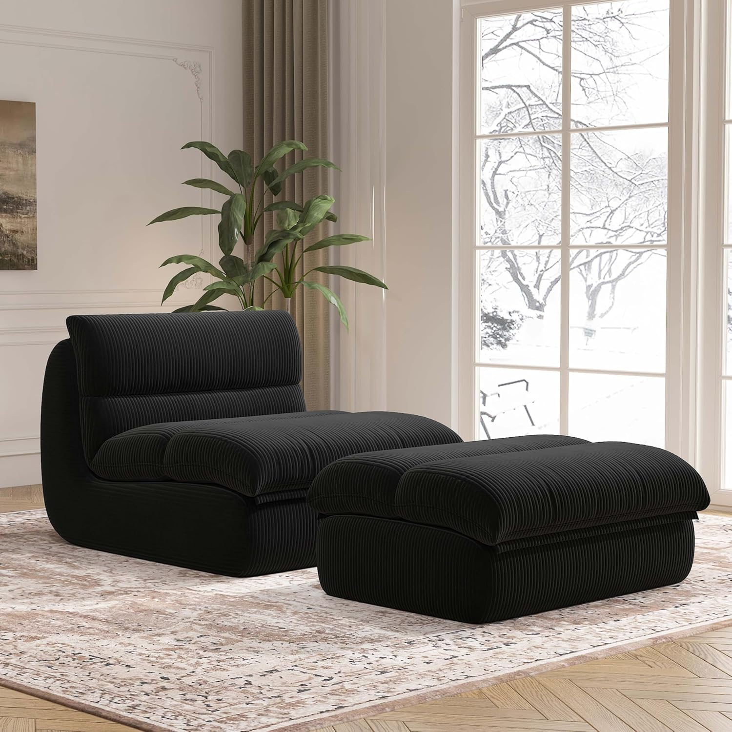 Velvet Leisure Single Compression Sofa  - Lounge Chair for Apartment
