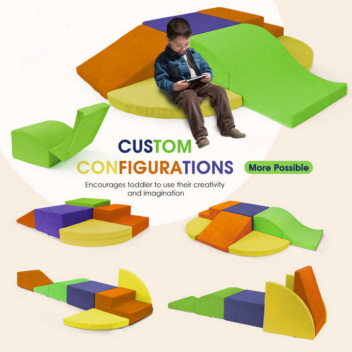 6 Pieces Soft Foam Climbing Blocks Toys for Toddlers