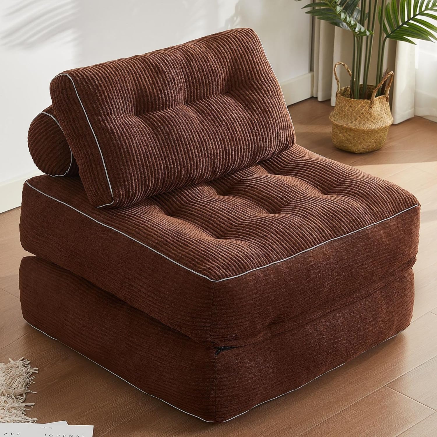 Foldable Futon Sofa Bed - Floor Couch for Small Spaces