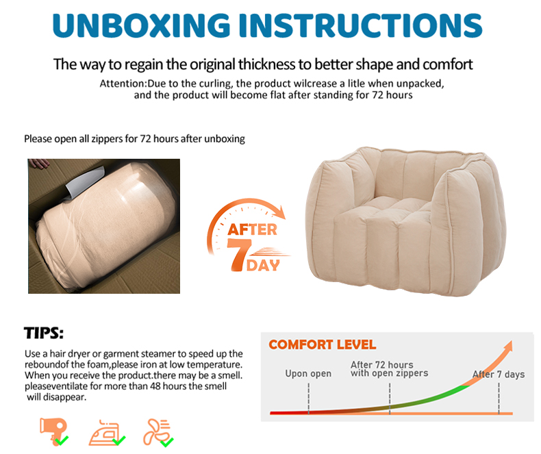 Multiple Colors Toddles Soft Bean Bag Chair