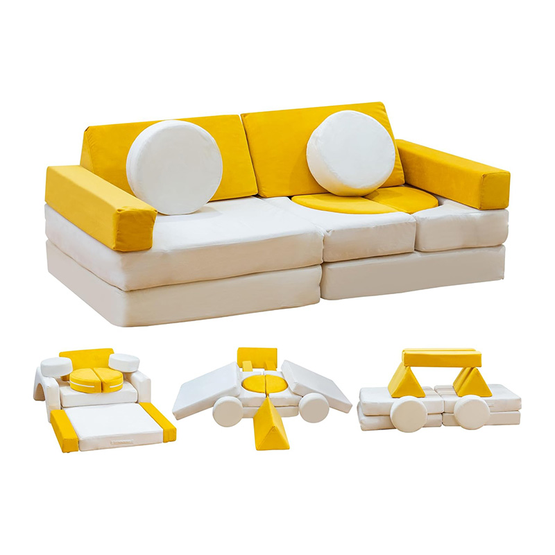 13pcs Toddler Compressible Foam Sofa Blocks for Kids Gift