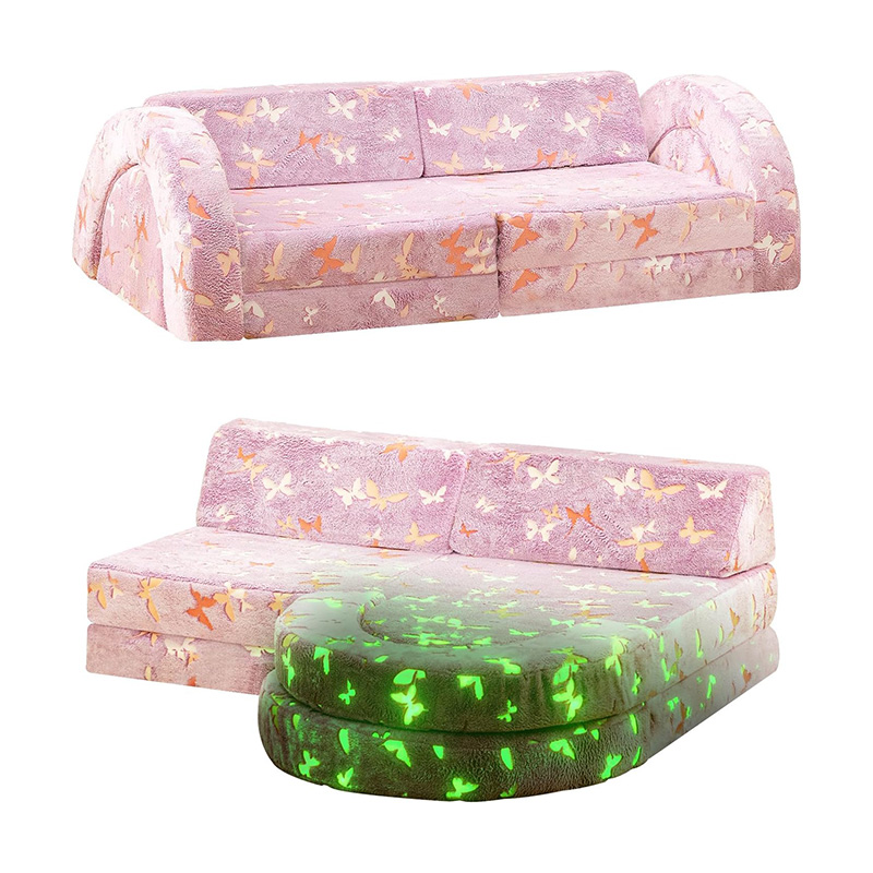 10Pcs Glow Modular Kids Play Couch