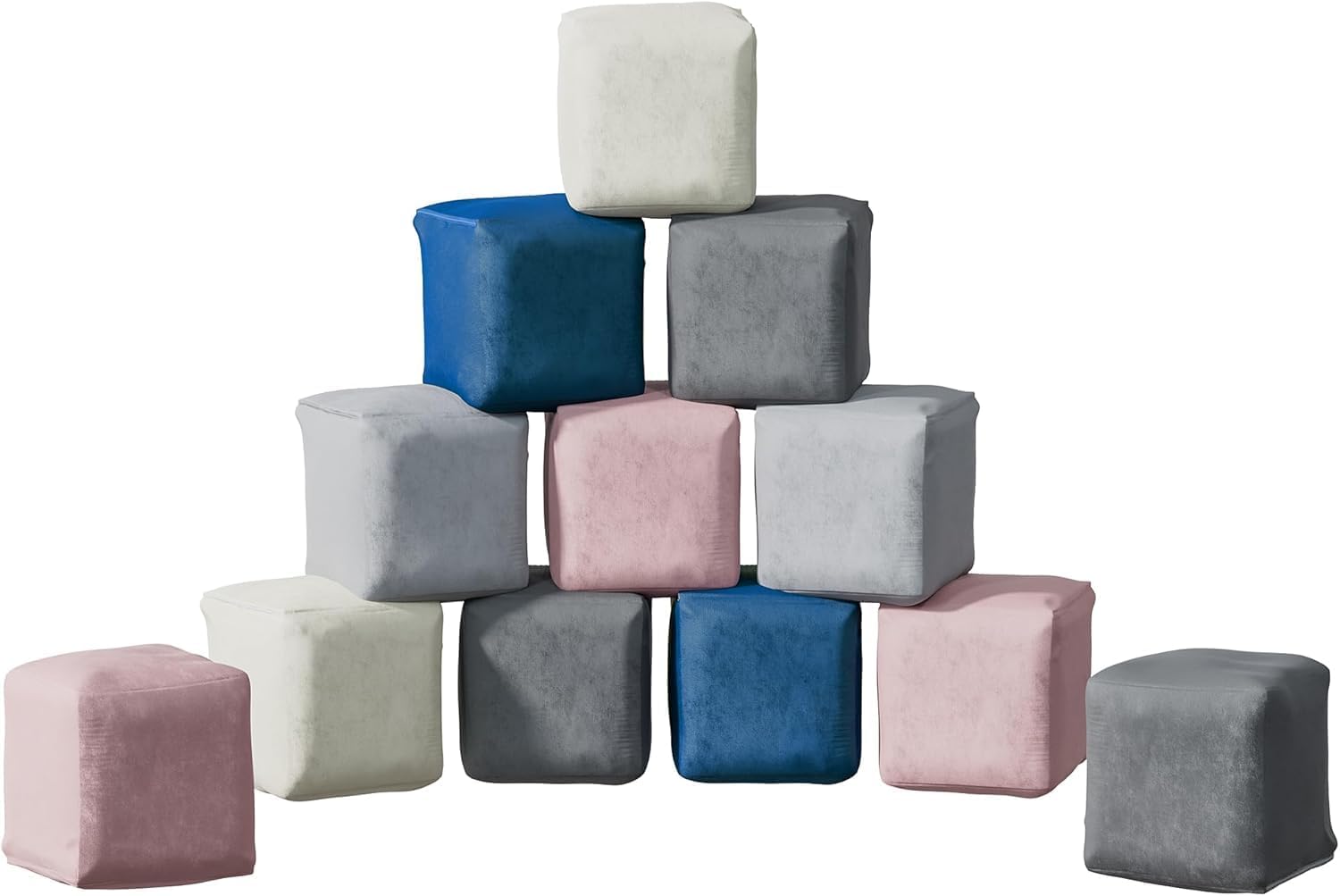 12 PCS Modular Kids Play Blocks Toddler Building Fortplay Set