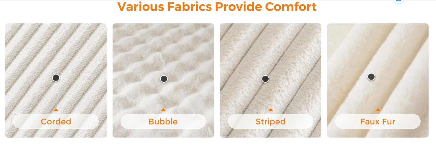 Floral Kids Bean Bag Sofa - Plush Faux Fur Toddler Couch