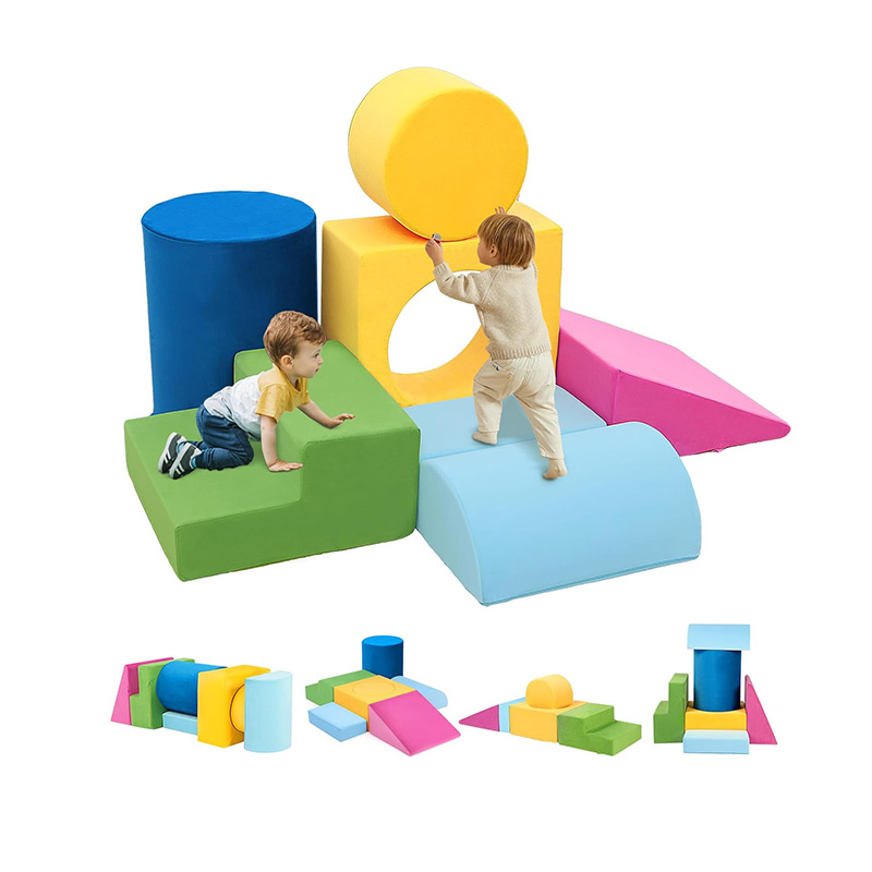 7pcs Colourful Foam Kids Climber Blocks