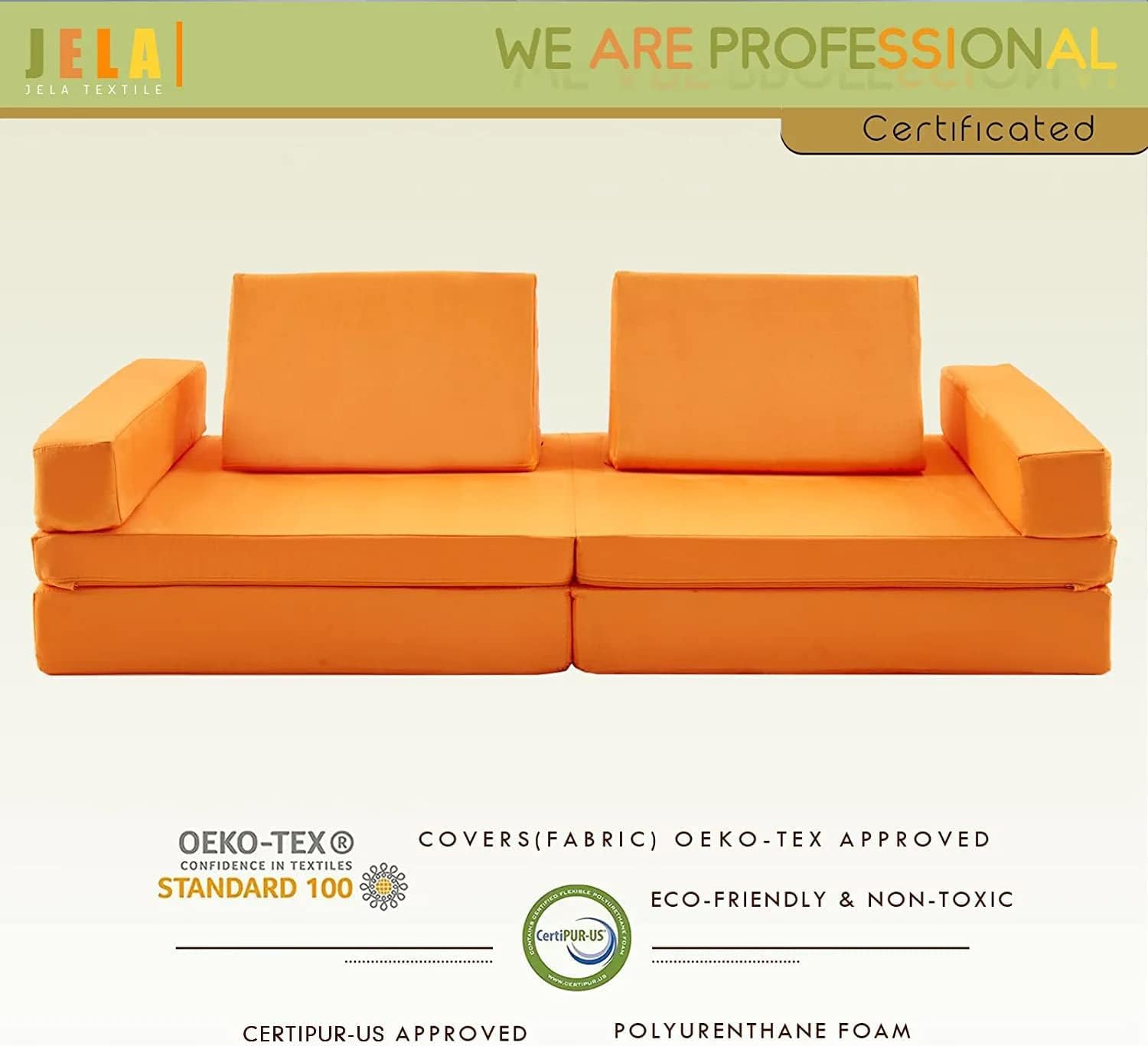 8pcs Toddlers Modular Play Sofa Set