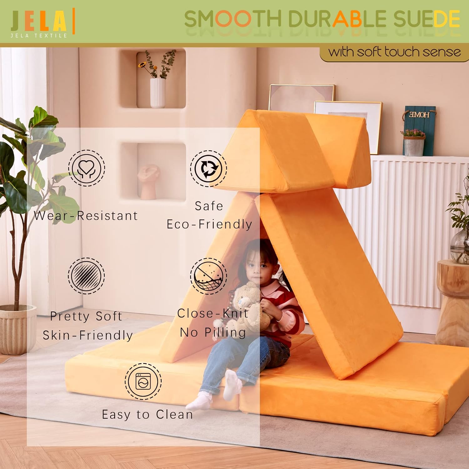 8pcs Toddlers Modular Play Sofa Set