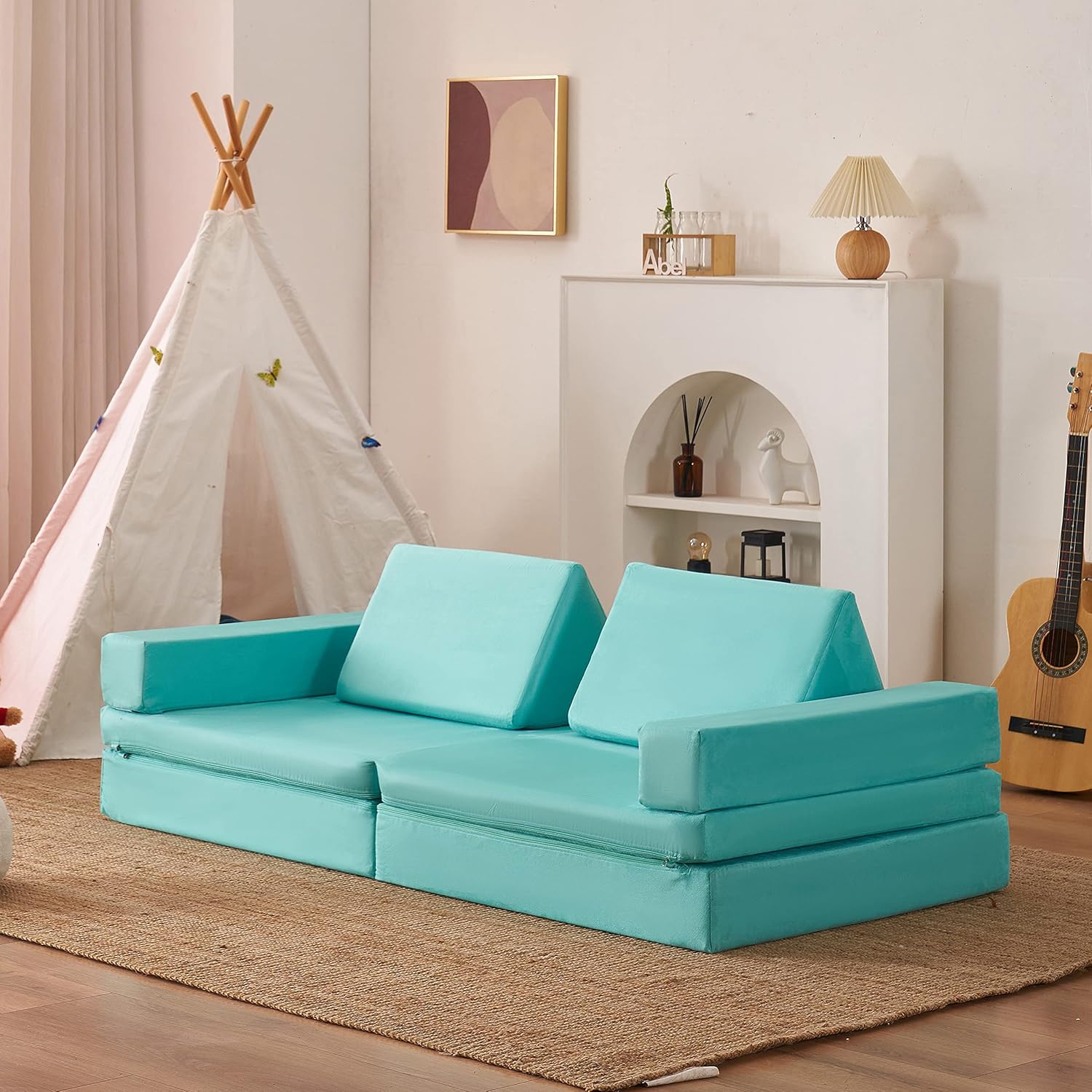 8pcs Toddlers Modular Play Sofa Set