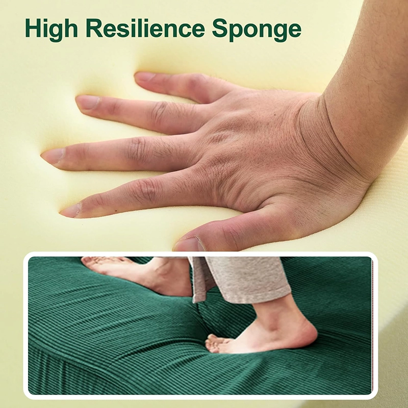 Teddy Convertible Sleeper Sofa Bed - Boneless Compression Couch in a Box