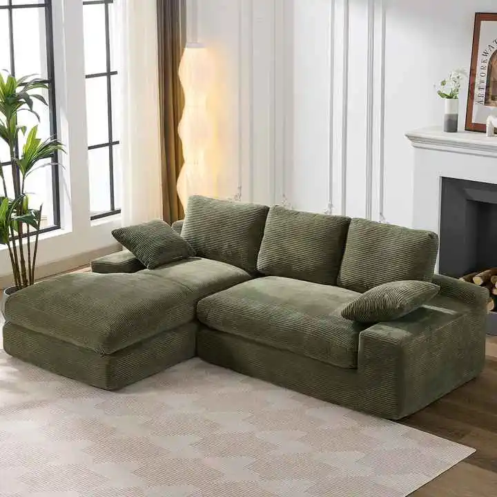 98in Living Room L Shape Modular Combination Sofa