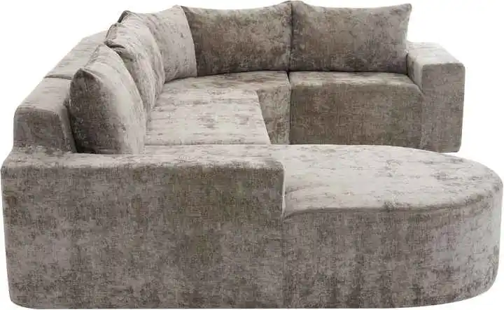 141.7 inch U-shape Modular Combination Compression Sofa