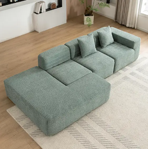 Full-Foam Compression Sofa for Living Room, Apartment & Hotel