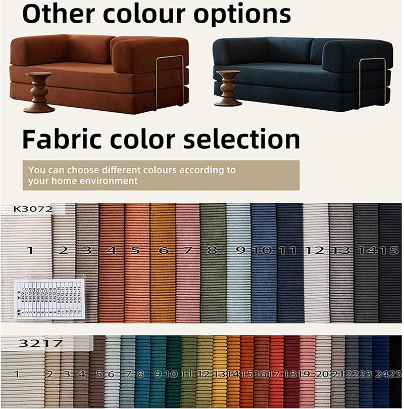 Luxury Foldable Compression Sleeper Sofa Bed