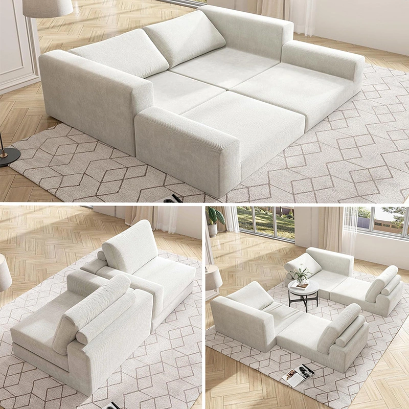 Versatile Modular Sectional Loverseat Sofa Bed