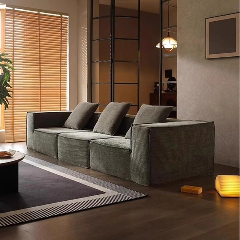 Custom 3 Seater Full Sponge Compressed Sofa