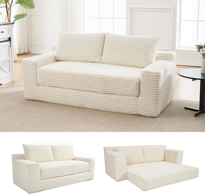 70" Loveseat Compression Sofa for Living Room, Bedroom and Apartment