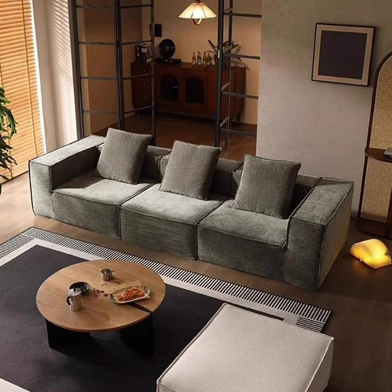 Custom 3 Seater Full Sponge Compressed Sofa