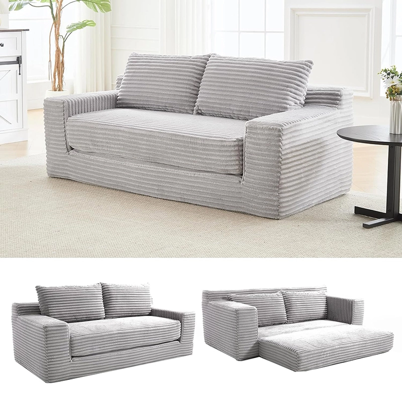 70" Loveseat Compression Sofa for Living Room, Bedroom and Apartment