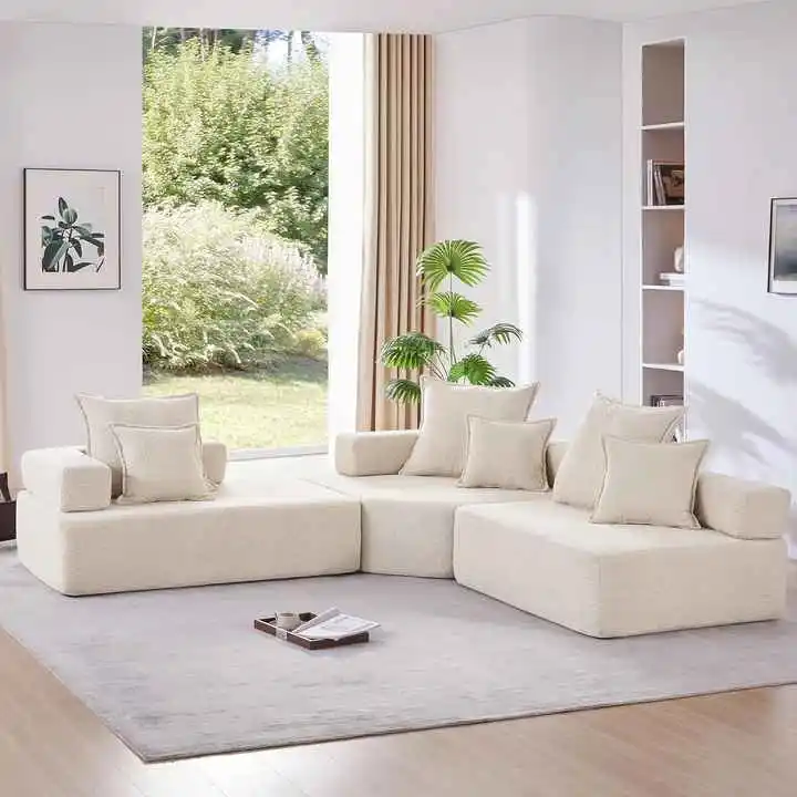 Oversized Minimalist Cloud Modular Compressed Sofa