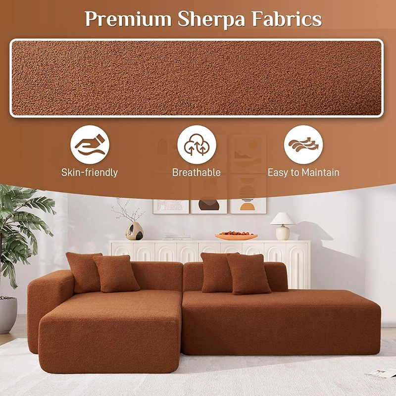 105" Boneless Compressed Couches: Space-Saving Sofas