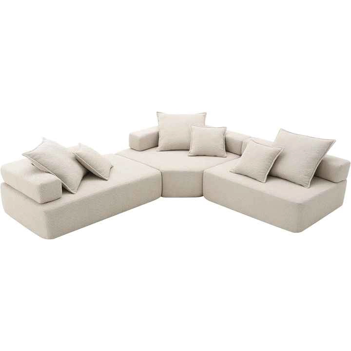 Oversized Minimalist Cloud Modular Compressed Sofa