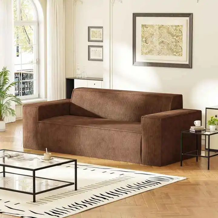 Full-foam Compressed Sofa for Apartment and Small Space