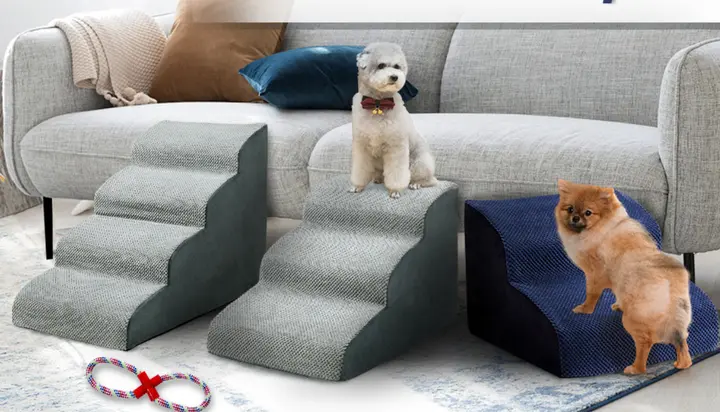 3 Layers Compress Foam Dog Ramp Pet Stairs